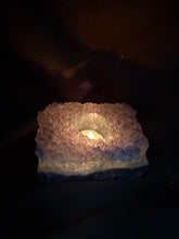 Load image into Gallery viewer, Natural Amethyst Crystal Tea Light Holder – Uruguay Home Decor