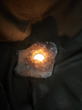 Load image into Gallery viewer, Natural Amethyst Crystal Tea Light Holder – Uruguay Home Decor
