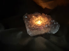 Load image into Gallery viewer, Natural Amethyst Crystal Tea Light Holder – Uruguay Home Decor