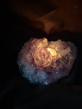 Load image into Gallery viewer, Natural Amethyst Crystal Tea Light Holder – Uruguay Home Decor