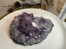 Load image into Gallery viewer, Natural Amethyst Crystal Tea Light Holder – Uruguay Home Decor