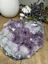 Load image into Gallery viewer, Natural Amethyst Crystal Tea Light Holder – Uruguay Home Decor