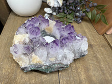 Load image into Gallery viewer, Natural Amethyst Crystal Tea Light Holder – Uruguay Home Decor