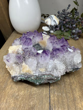 Load image into Gallery viewer, Natural Amethyst Crystal Tea Light Holder – Uruguay Home Decor