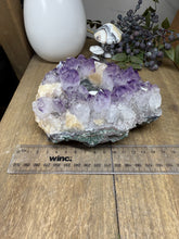 Load image into Gallery viewer, Natural Amethyst Crystal Tea Light Holder – Uruguay Home Decor