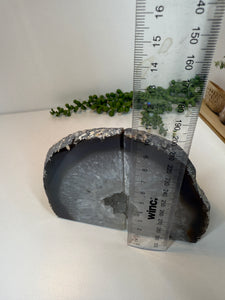 Natural Agate book ends