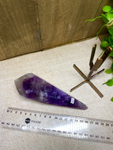 Load image into Gallery viewer, Phantom Amethyst point on display stand