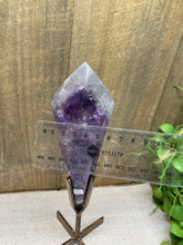 Load image into Gallery viewer, Phantom Amethyst point on display stand