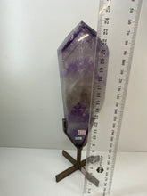 Load image into Gallery viewer, Phantom Amethyst point on display stand