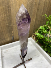 Load image into Gallery viewer, Phantom Amethyst point on display stand