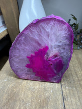 Load image into Gallery viewer, Pink Agate Tea Light Candle Holder – Crystal Home Décor