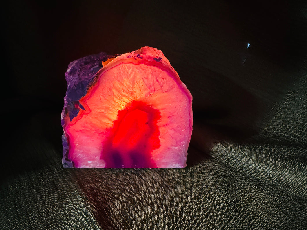 Pink Agate Tea Light Candle Holder – Crystal Home Décor