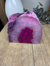 Load image into Gallery viewer, Pink Agate Tea Light Candle Holder – Crystal Home Décor