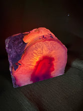 Load image into Gallery viewer, Pink Agate Tea Light Candle Holder – Crystal Home Décor