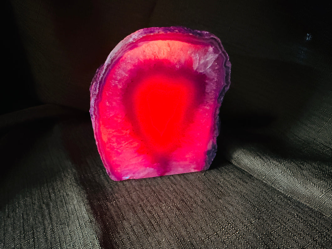 Pink Agate Tea Light Candle Holder – Crystal Home Décor