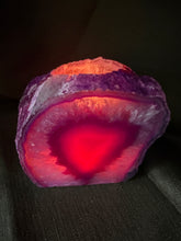 Load image into Gallery viewer, Pink Agate Tea Light Candle Holder – Crystal Home Décor