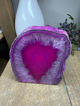 Load image into Gallery viewer, Pink Agate Tea Light Candle Holder – Crystal Home Décor