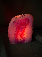 Load image into Gallery viewer, Pink Agate Tea Light Candle Holder – Crystal Home Décor