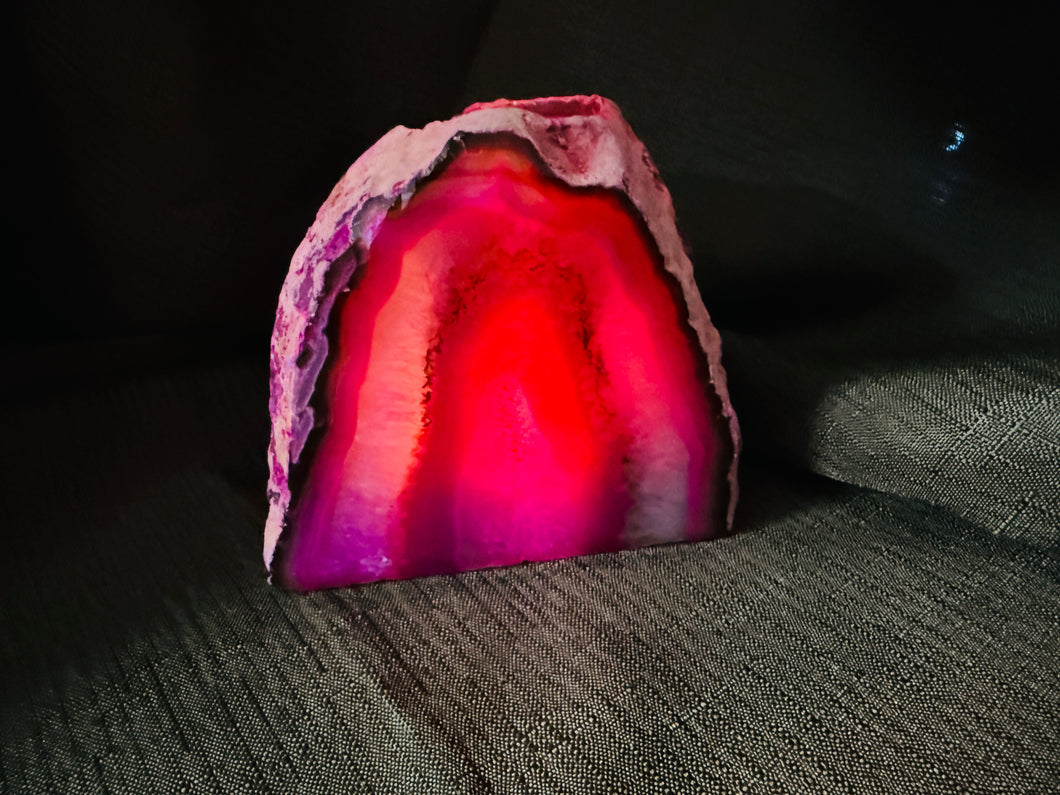 Pink Agate Tea Light Candle Holder – Crystal Home Décor