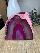 Load image into Gallery viewer, Pink Agate Tea Light Candle Holder – Crystal Home Décor