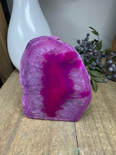 Load image into Gallery viewer, Pink Agate Tea Light Candle Holder – Crystal Home Décor