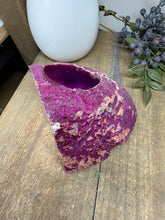 Load image into Gallery viewer, Pink Agate Tea Light Candle Holder – Crystal Home Décor