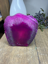 Load image into Gallery viewer, Pink Agate Tea Light Candle Holder – Crystal Home Décor