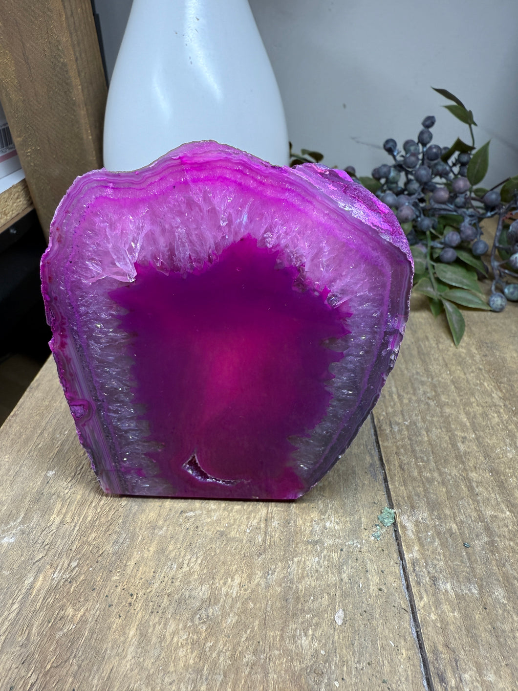 Pink Agate Tea Light Candle Holder – Crystal Home Décor