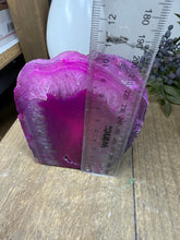 Load image into Gallery viewer, Pink Agate Tea Light Candle Holder – Crystal Home Décor