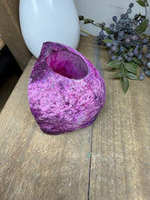 Load image into Gallery viewer, Pink Agate Tea Light Candle Holder – Crystal Home Décor