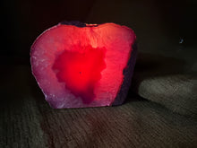 Load image into Gallery viewer, Pink Agate Tea Light Candle Holder – Crystal Home Décor