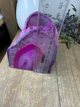 Load image into Gallery viewer, Pink Agate Tea Light Candle Holder – Crystal Home Décor