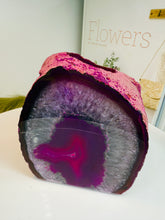 Load image into Gallery viewer, Pink Agate Tea Light Candle Holder – Crystal Home Décor