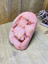 Load image into Gallery viewer, Pink Amethyst Crystal geode