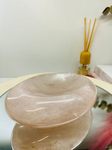 Polished Rose Quartz bowl/dish