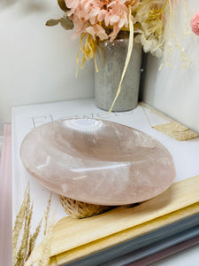 Polished Rose Quartz bowl/dish
