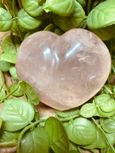 Load image into Gallery viewer, Polished Rose Quartz love heart