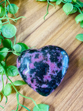 Load image into Gallery viewer, Rhodonite love heart