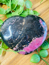 Load image into Gallery viewer, Rhodonite love heart