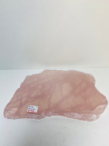 Rose Quartz slice and slab