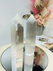 Selenite Obelisk