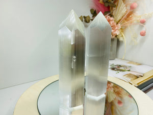 Selenite Obelisk