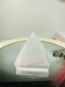 Selenite pyramid