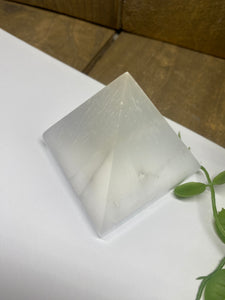 Selenite pyramid