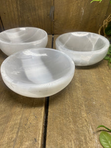 Selenite trinket bowl