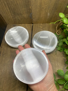 Selenite trinket bowl