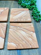 Load image into Gallery viewer, Set of 4 Sandstone drink coasters