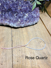 Load image into Gallery viewer, Sterling Silver Adjustable Ball Bracelet – Rose Quartz &amp; Labradorite Gemstones