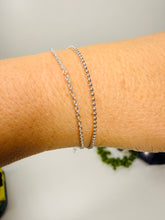 Load image into Gallery viewer, Sterling Silver Ball Bracelet – Minimalist 925 Silver Beaded Bracelet (Adjustable 15.2–19cm)