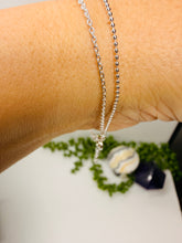 Load image into Gallery viewer, Sterling Silver Ball Bracelet – Minimalist 925 Silver Beaded Bracelet (Adjustable 15.2–19cm)